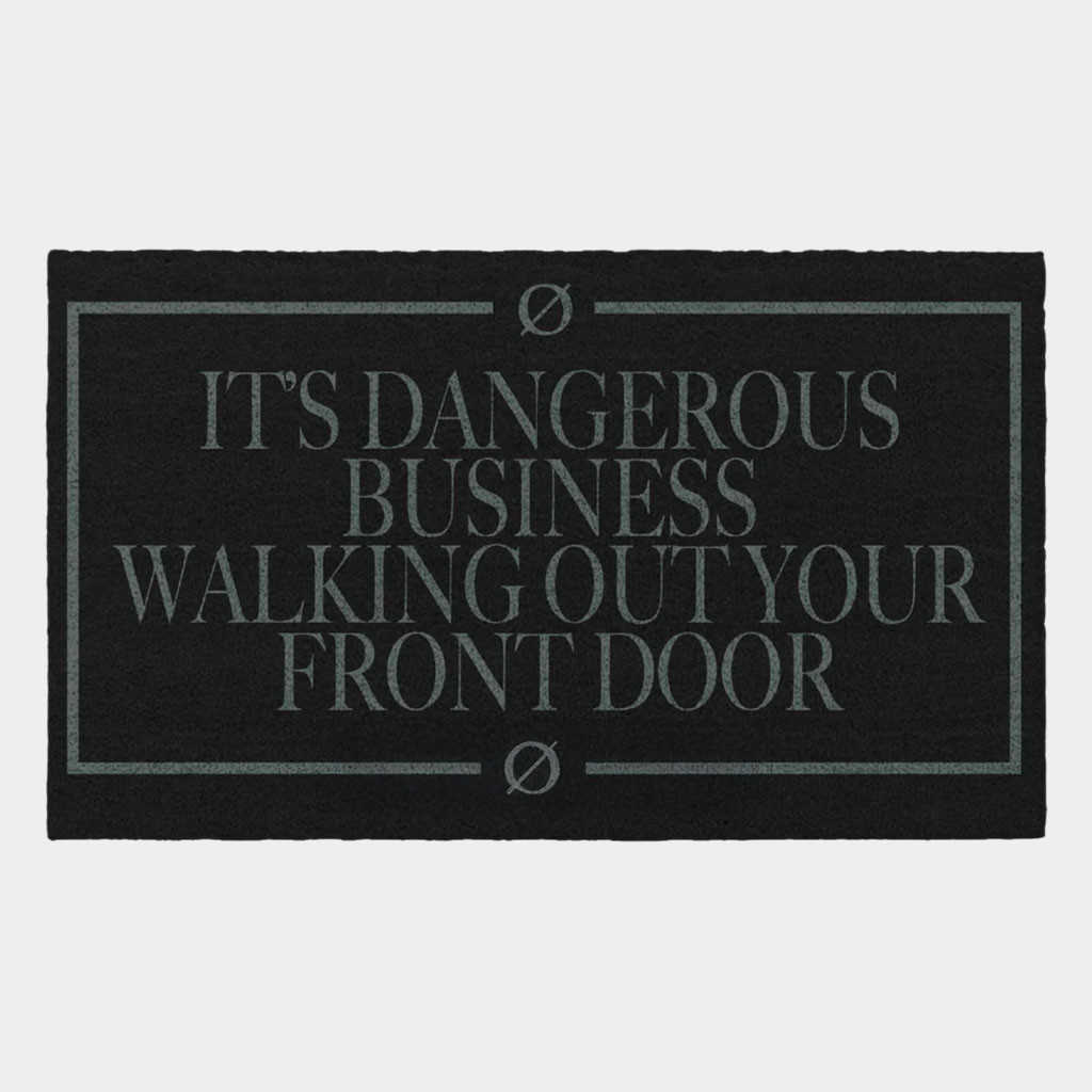 Underoath Merch 2026 It's Dangerous Business Doormat Underoath Welcome Mat Decor