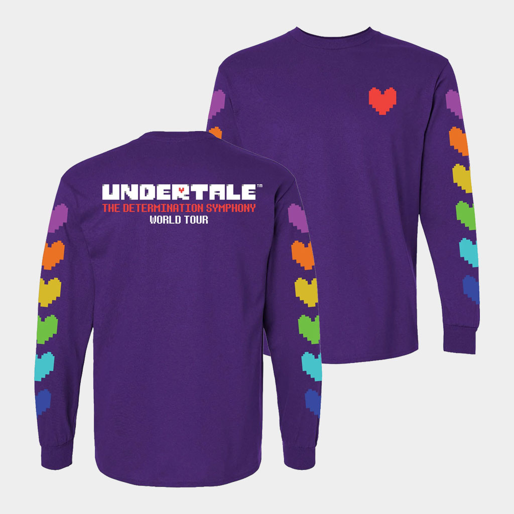 Undertale Symphony Merch 2026 Undertale World Tour Long Sleeve Shirt Gift For Gamers