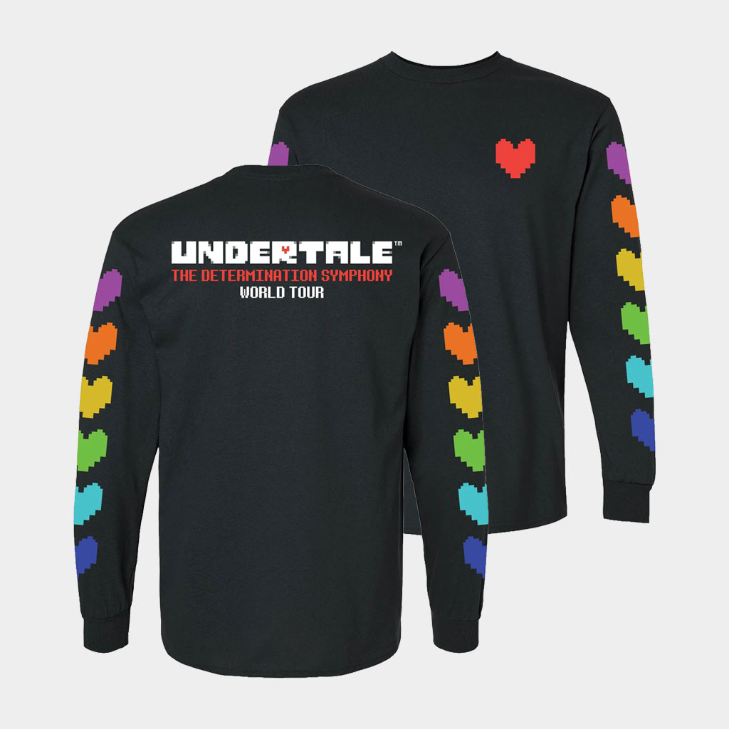 Undertale Symphony Merch 2026 Undertale World Tour Long Sleeve Shirt Video Game Concert Gifts