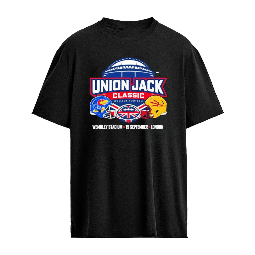 Union Jack Classic T-Shirt, Kansas vs Arizona State, Wembley Stadium London, September 19 2026 Shirt