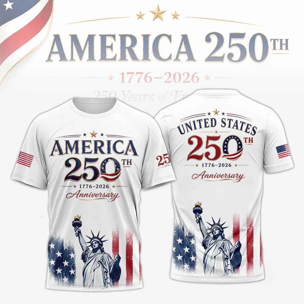 United States 250th Anniversary 1776 -2026 T-Shirt America 250 Merch Best Fourth Of July Gifts