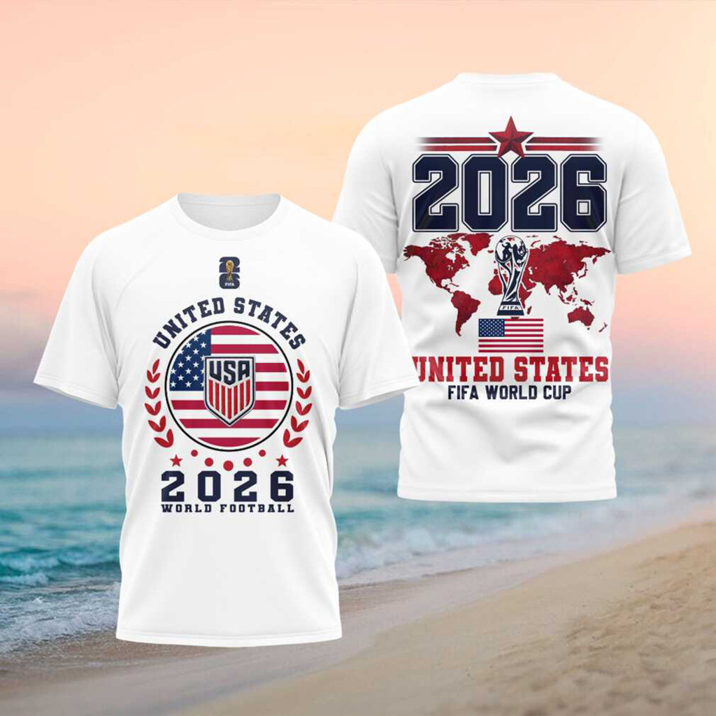 United States FIFA World Cup 2026 National T-Shirt United States Soccer Team Shirt