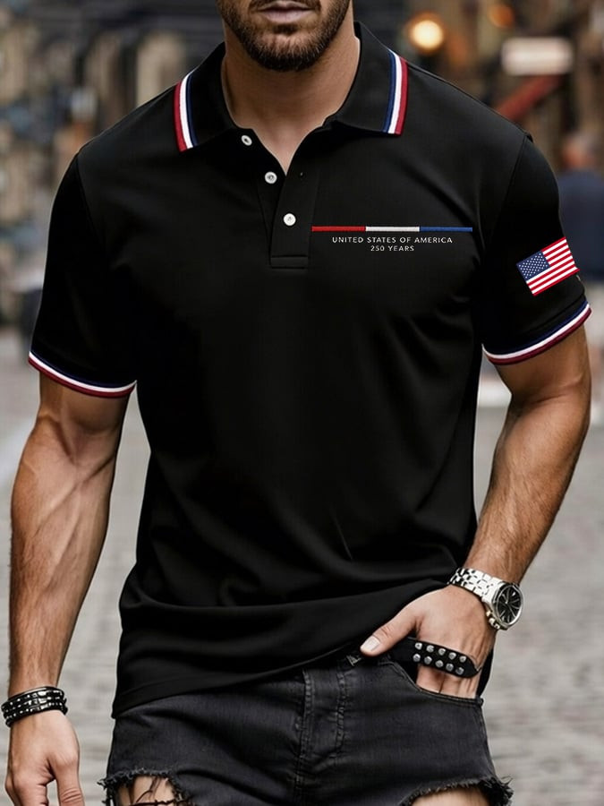 United States Of America 250 Years Polo Shirt 1776 2026 Merch America 250Th Anniversary Apparel