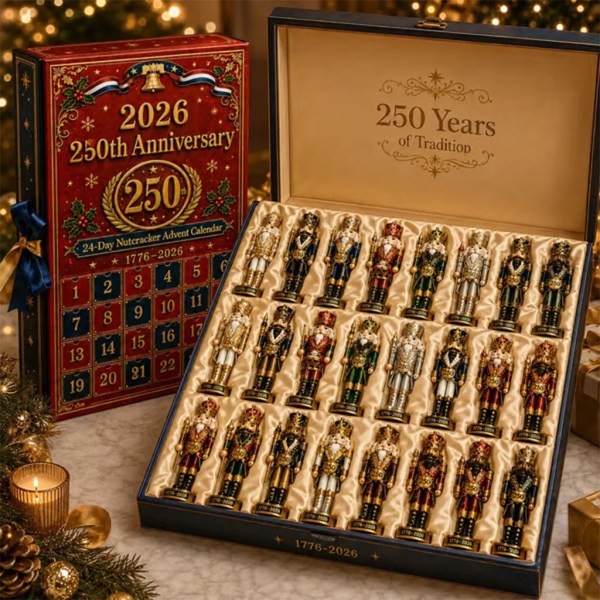 United States of America 250th Anniversary 2026 Nutcracker Ornaments Advent Calendar Xmas Decor - Image 2
