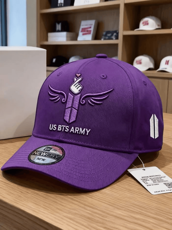US BTS Army Hat Embroidered BTS World Tour Merch 2026 Kpop Fan Gifts