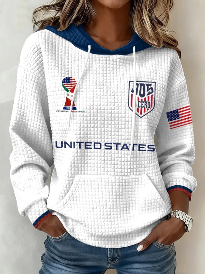 USA Soccer 2026 World Cup Hoodie Womens Game Day Hoodie World Cup FIFA Merch Gift For Supporter