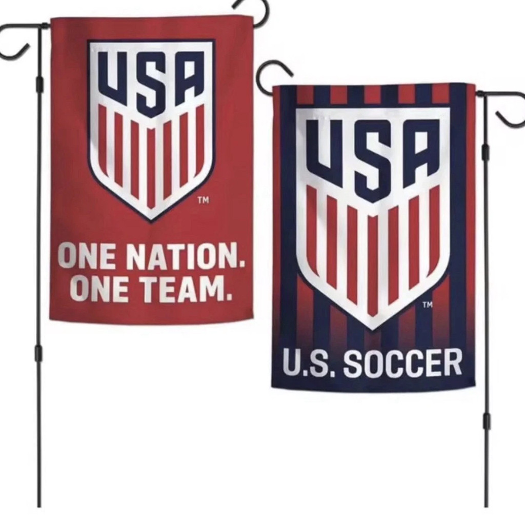 USA World Cup Flag 2026 US Soccer One Nation One Team Garden Flag USMNT Merch Yard Decor