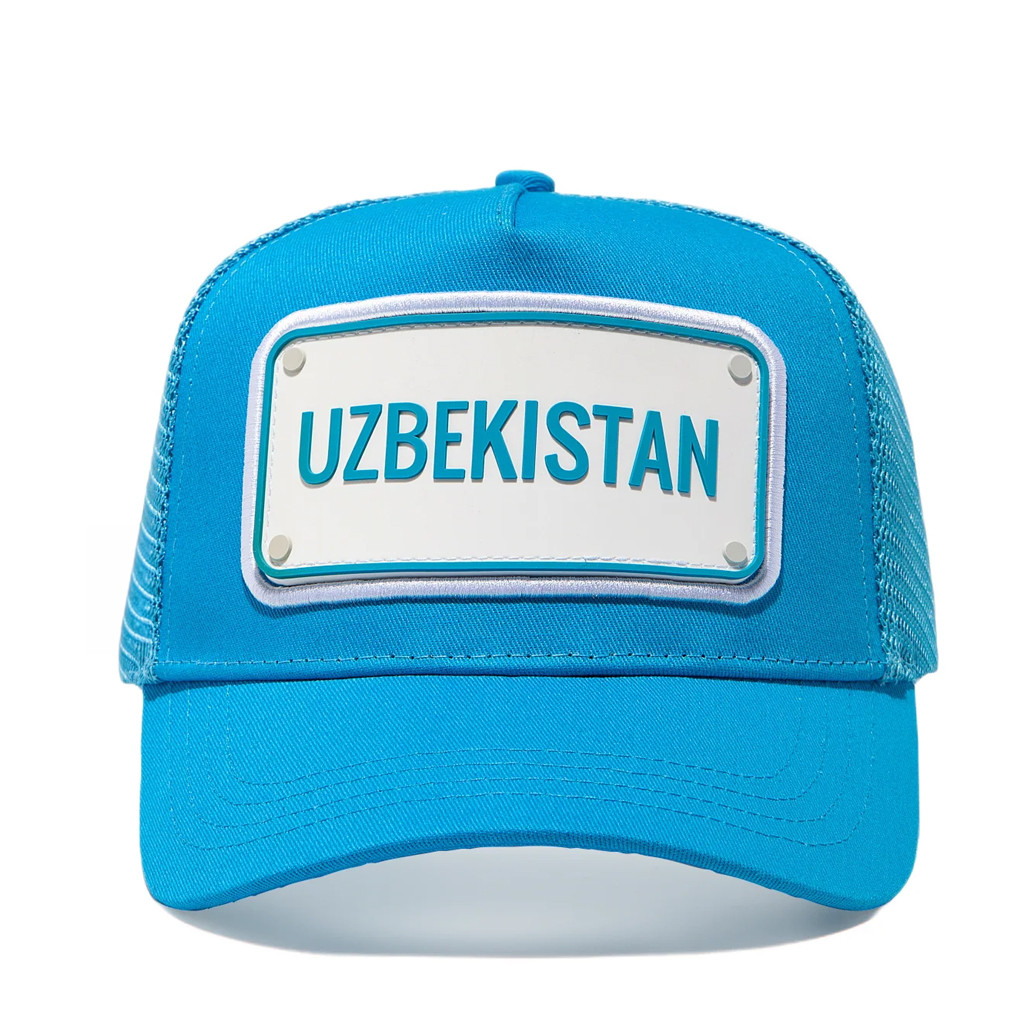 Uzbekistan FIFA World Cup 2026 Merch Uzbekistan Team Trucker Hat Embroidered Gifts For WC Fan