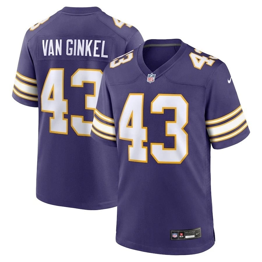Van Ginkel Minnesota Vikings 2025 Limited Jersey - Purple