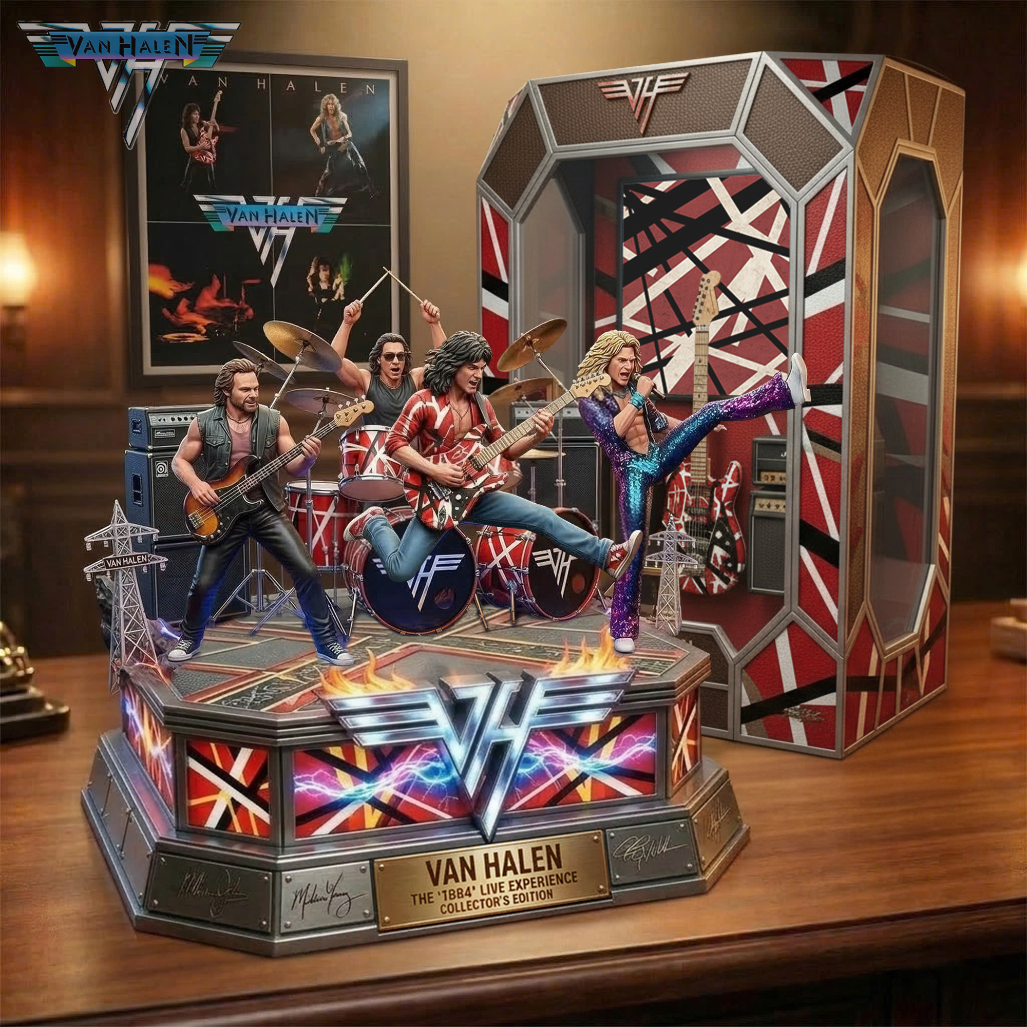Van Halen 1984 Acrylic Plaque Collectible Van Halen Merch Gift Decor Display