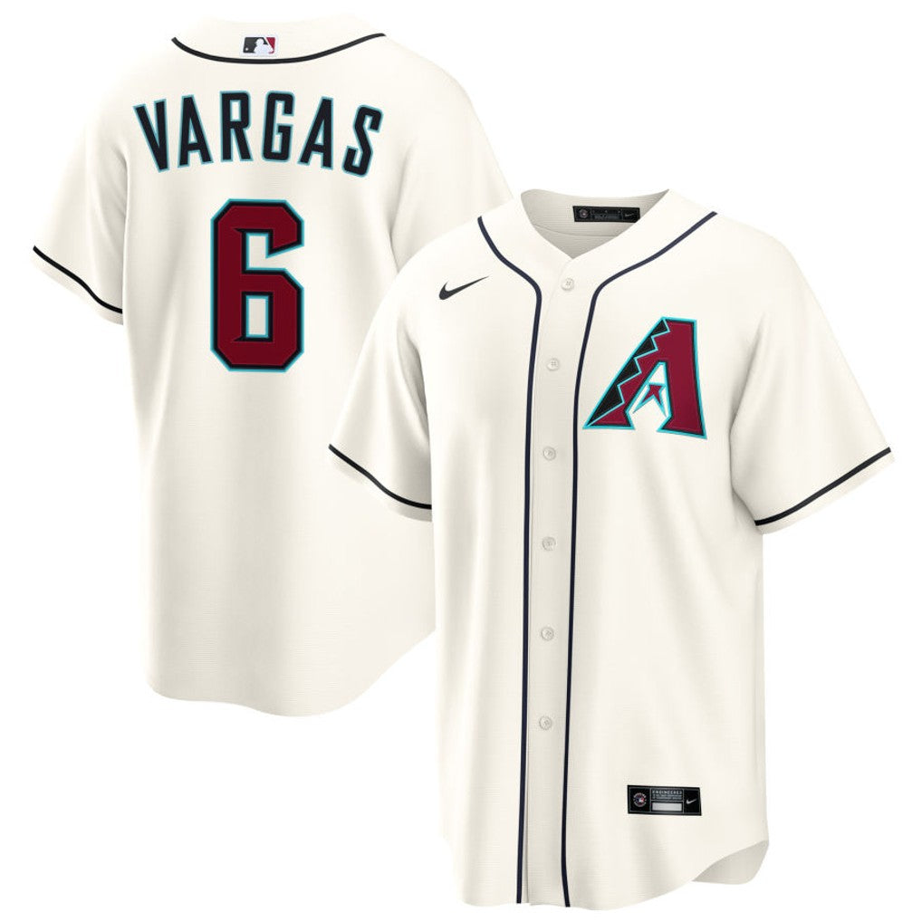 Vargas Ildemaro Arizona Diamondbacks 2026 Home Jersey - Cream