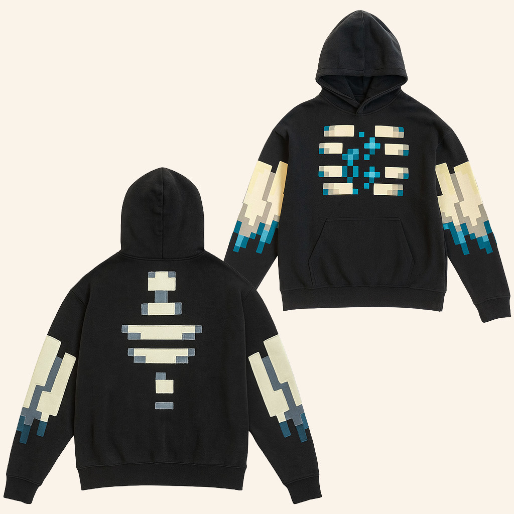 Very Cool X Minecraft Merch Warden Hoodie Christmas Presents For Him