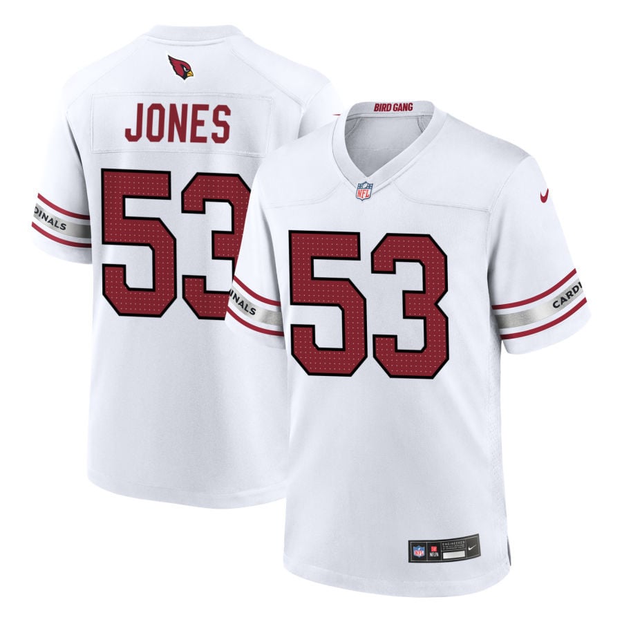 Vi Jones Arizona Cardinals 2025 Game Jersey - White