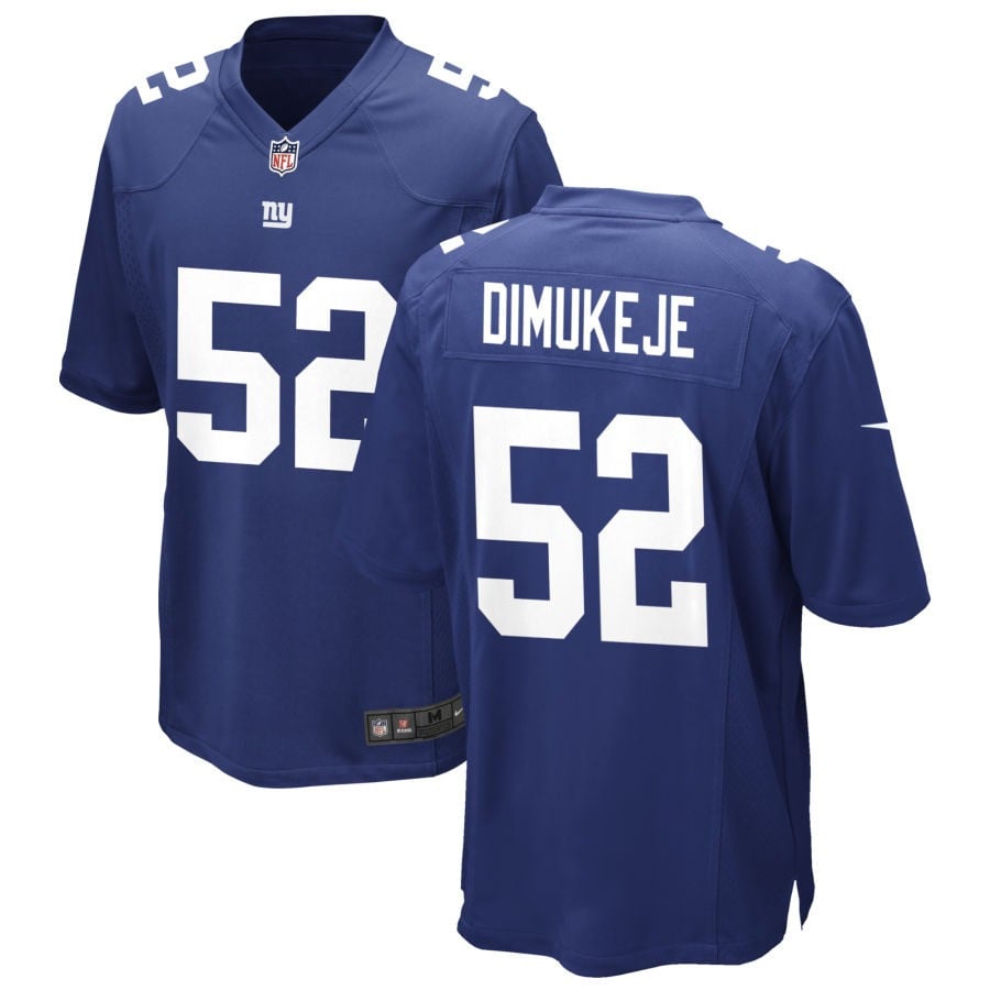 Victor Dimukeje New York Giants 2025 Game Jersey - Royal