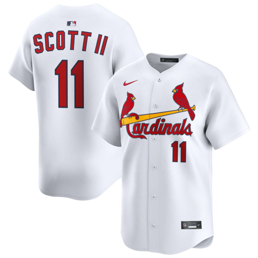 Victor Scott II St. Louis Cardinals 2025 Home Limited Jersey - White