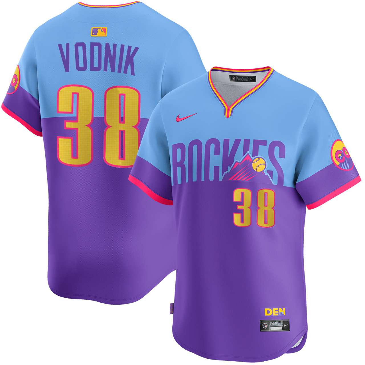 Victor Vodnik Colorado Rockies City Connect Limited Jersey - Purple