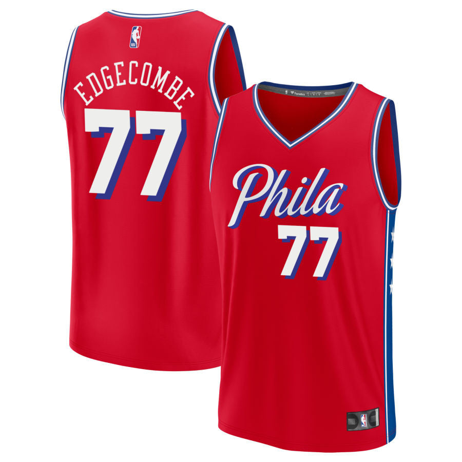 VJ Edgecombe Philadelphia 76ers 2025 Fast Break Statement Edition Jersey - Red