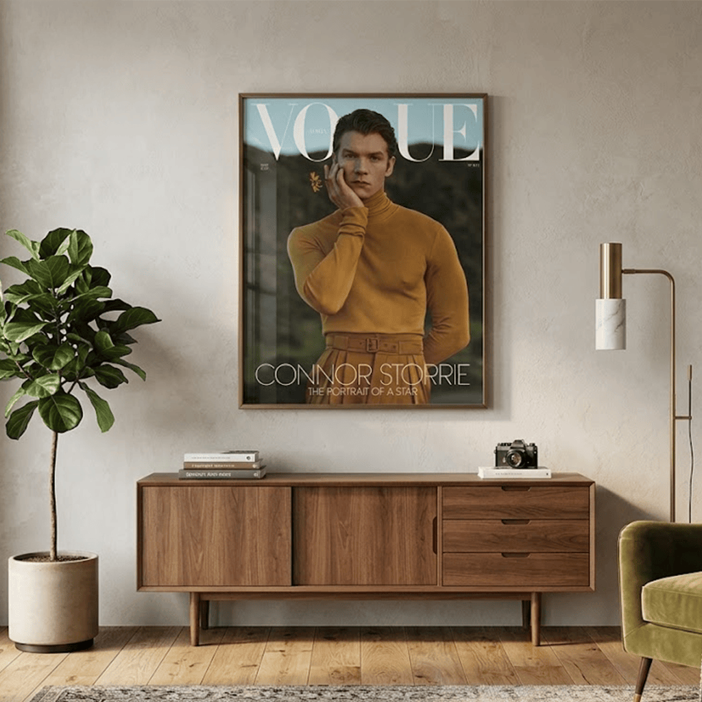 Vogue Adria Connor Storrie Poster Fan Merch Wall Art For Living Room Home Decor