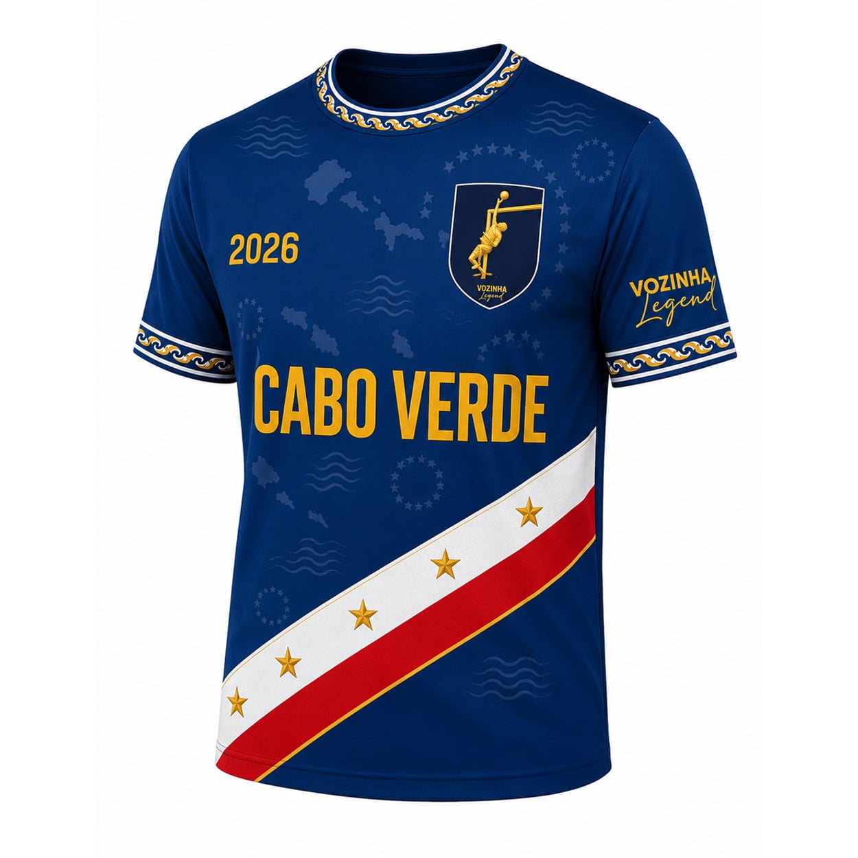 Vozinha Cabo Verde World Cup 2026 Merch Vozinha Legend T-Shirt Gift For Football Fans