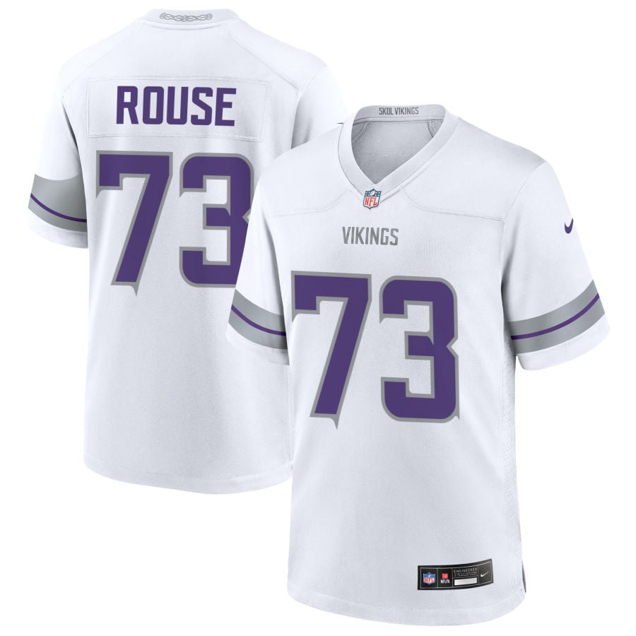 Walter Rouse Minnesota Vikings 2025 Alternate Game Jersey - White