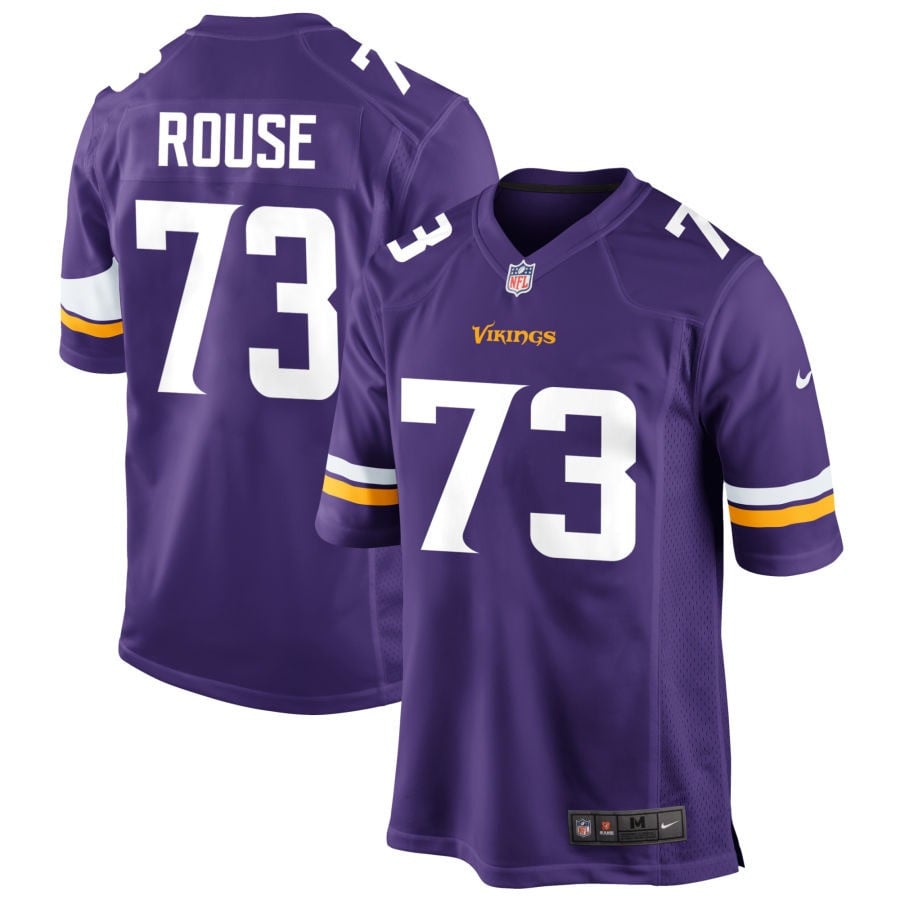 Walter Rouse Minnesota Vikings 2025 Game Jersey - Purple