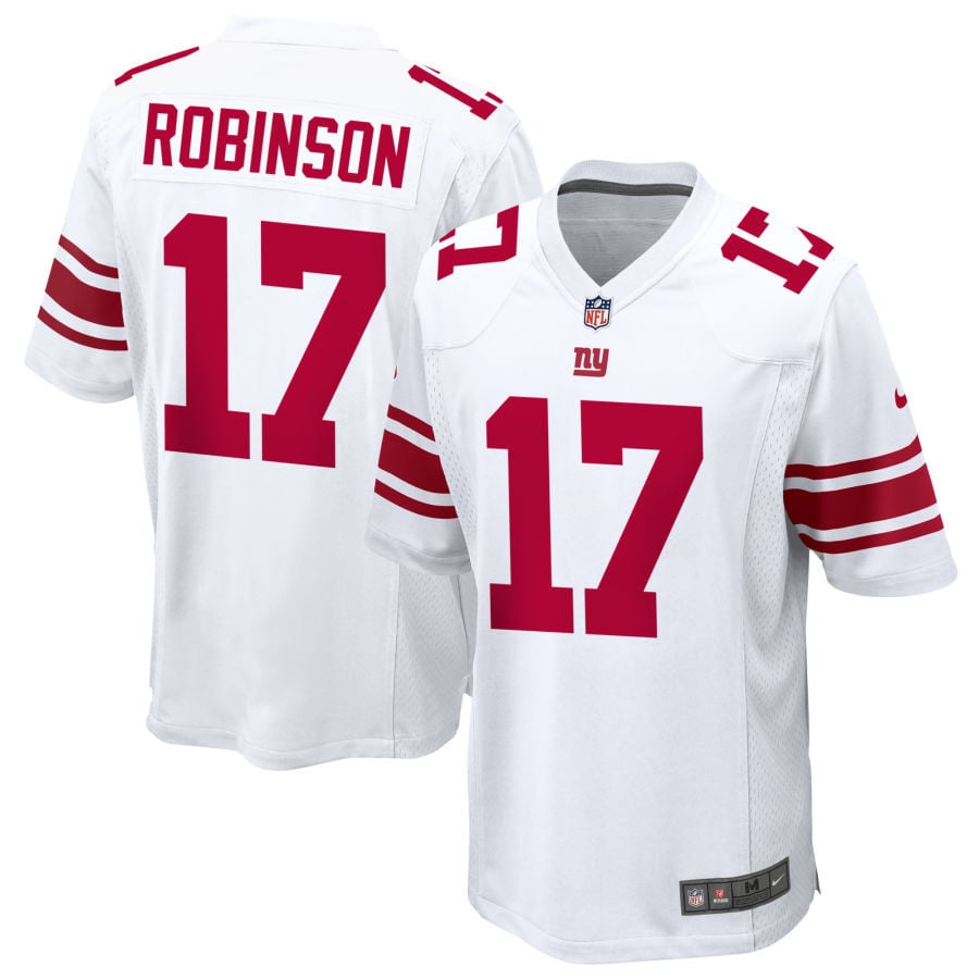 Wan'Dale Robinson New York Giants 2025 Game Jersey - White