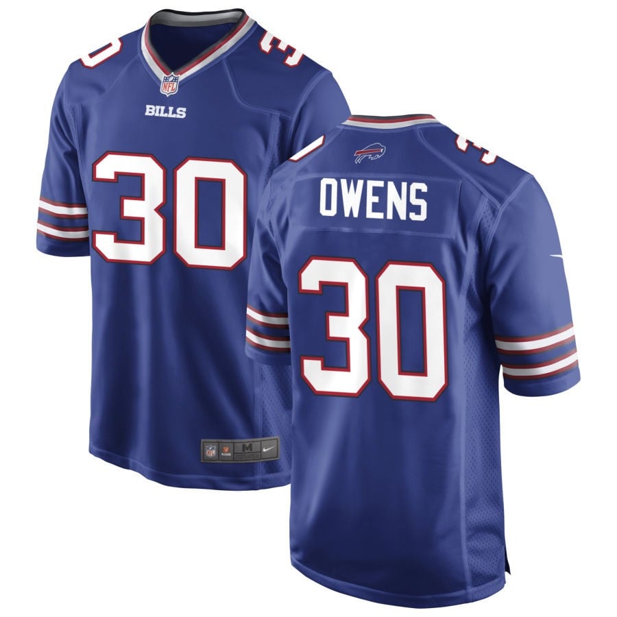 Wande Owens Buffalo Bills 2025 Game Jersey - Royal
