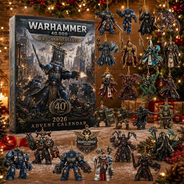 Warhammer 40K 40Th Anniversary Advent Calendar 2026 Warhammer Merch Christmas Tree Ornament - Image 2