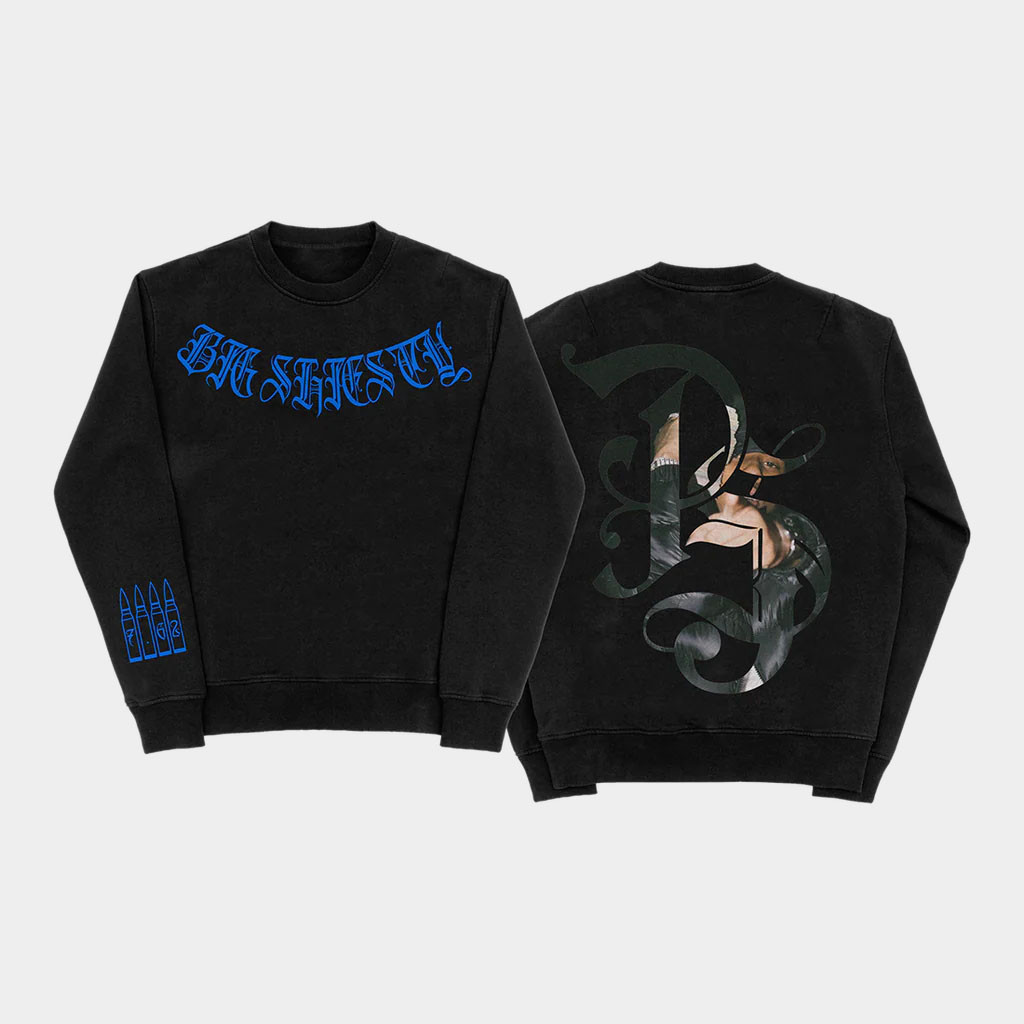 Warner Music Merch 2026 Pooh Shiesty Big Shiesty Black Crewneck Sweatshirt Gift For Fans