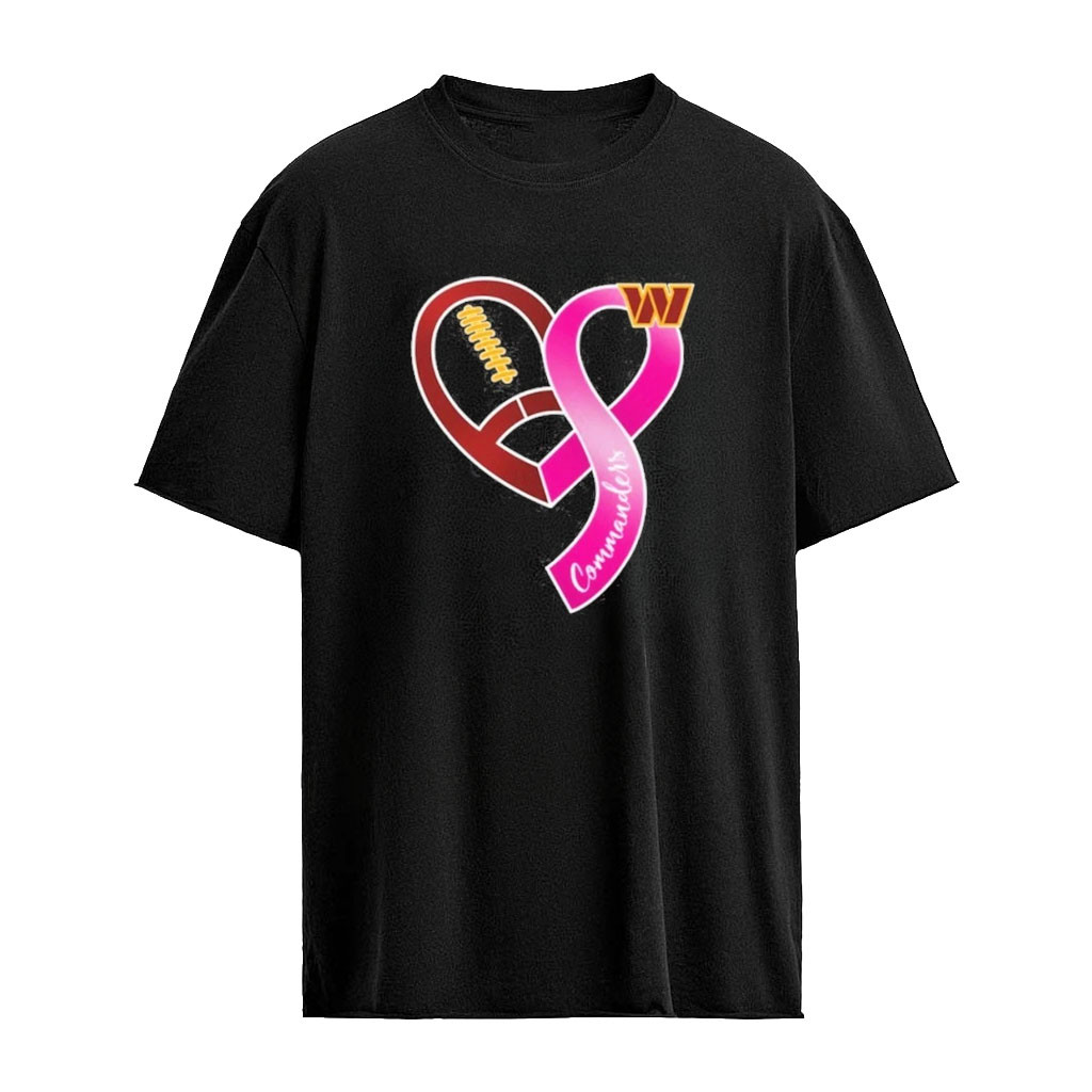 Washington Commanders Breast Cancer Awareness 2026 T-Shirt