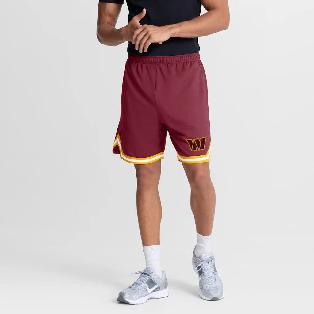 Washington Commanders Merch - Men's Fanatics Fearless Drive Shorts, Burgundy - Football Present Ideas
