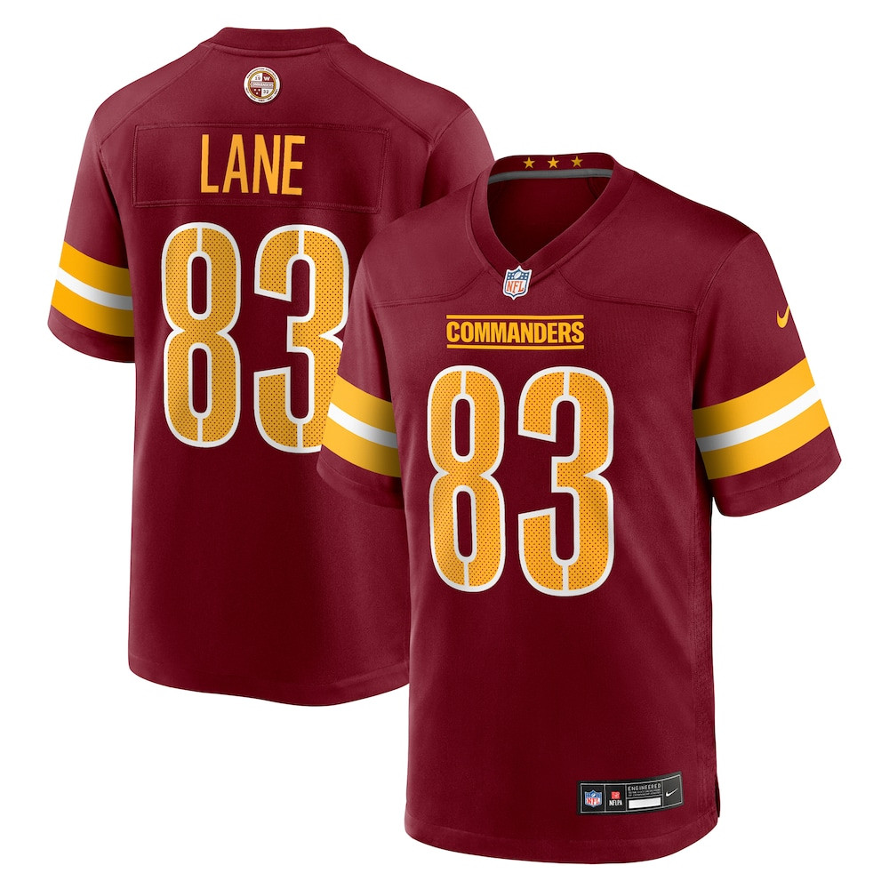 Washington Commanders Merch - Men's Jaylin Lane Team Game Jersey, Burgundy - Cool Gifts For Football Fans