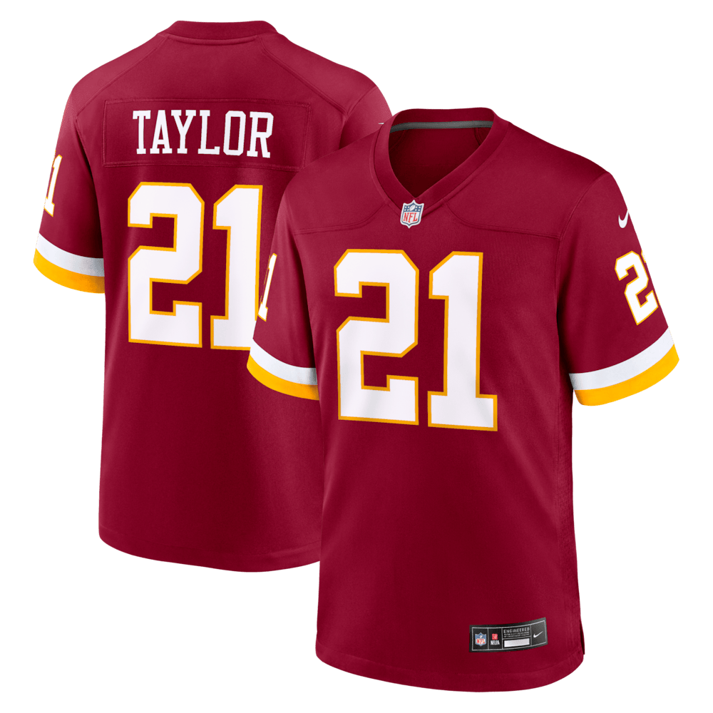 Washington Commanders Merch - Men's Sean Taylor Retired Player Game Jersey, Burgundy - Football Enthusiast Gifts