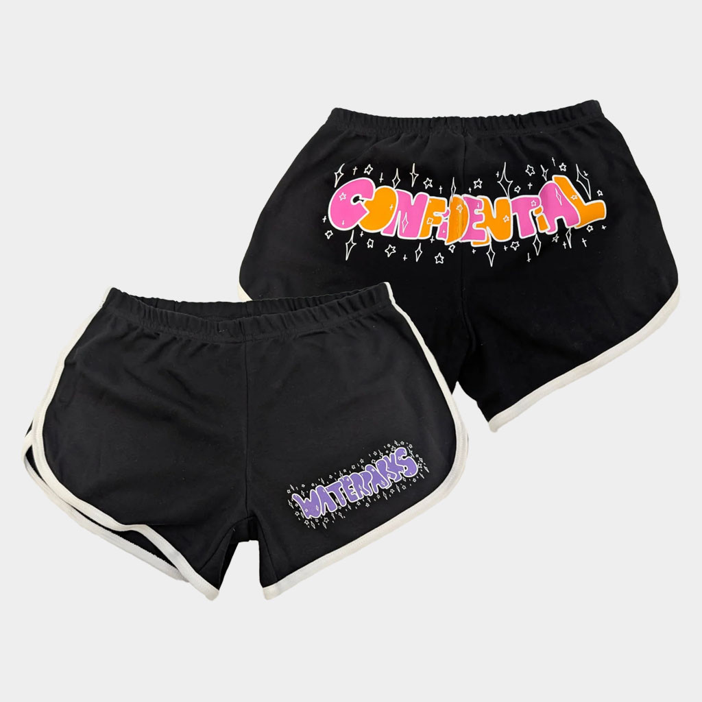 Waterparks Merch 2026 Confidential Shorts Waterparks Band Merch Gifts For Pop Lovers