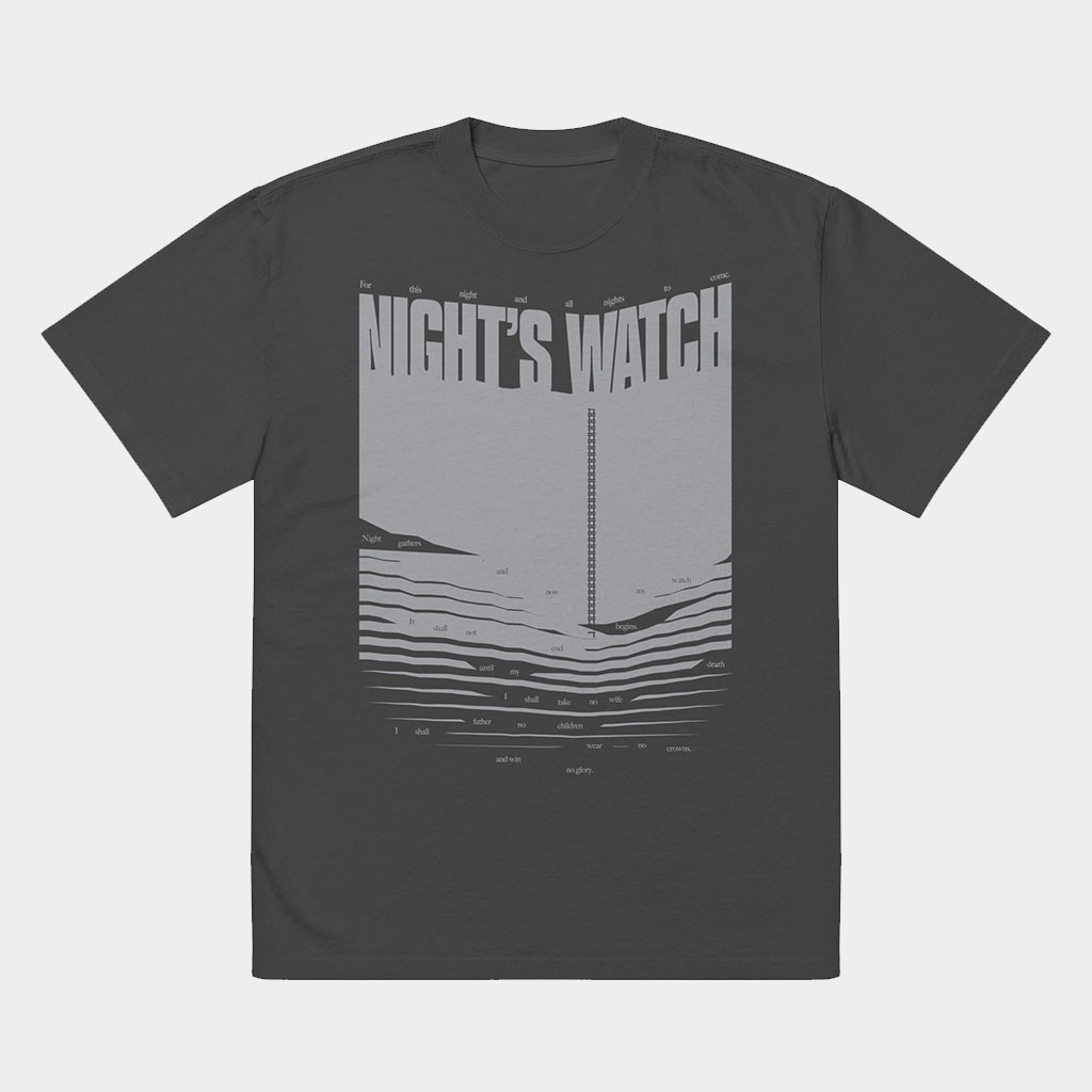 WB Shop Merch Game Of Thrones Nights Watch Shirt Warner Bros Merchandise Gifts For Brother