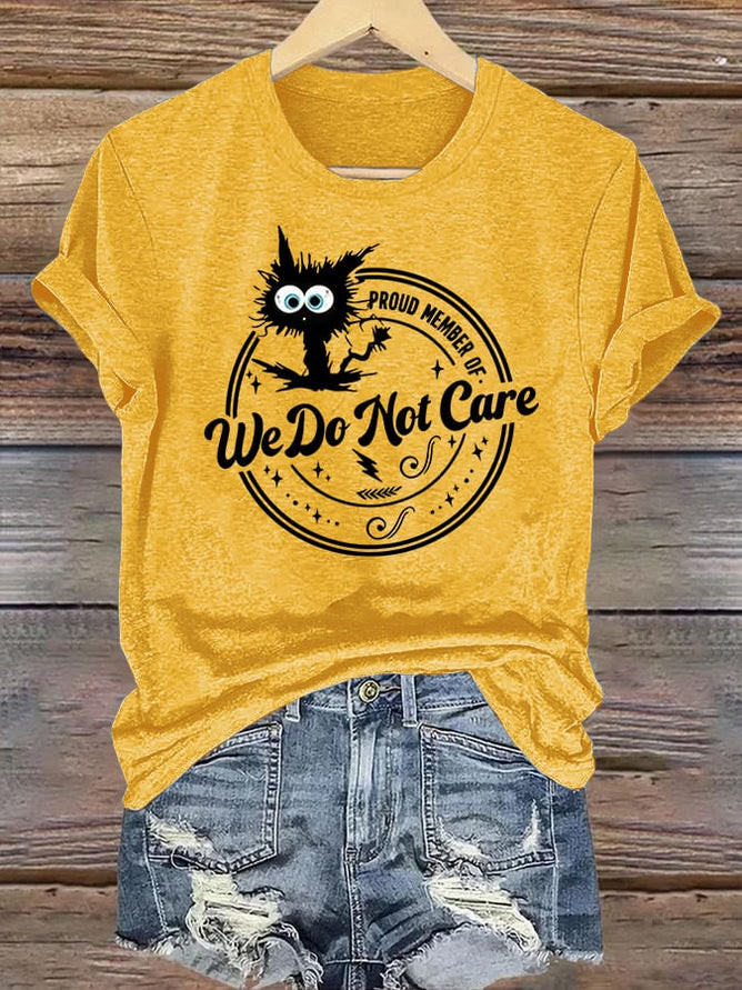 WDNC Club Merch We Do Not Care Club Proud Member T-Shirt Funny Gifts For Mom