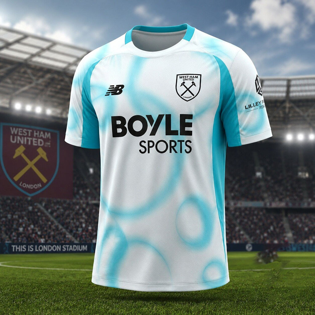 West Ham 2026 2027 Third Jersey West Ham United FC Merch Best Gift For Brothers