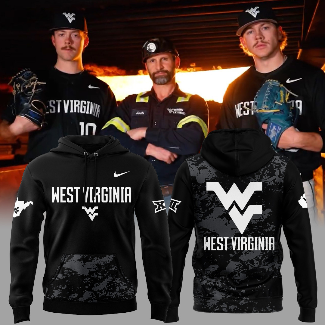 West Virginia Mountaineers Coal Rush Hoodie 2026 Mountaineers Merch Baseball Fan Gifts Ideas