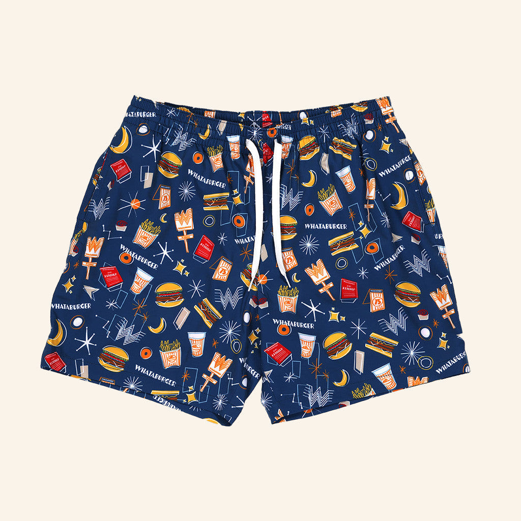 Whataburger Merch Chubbies 75 Years Swim Trunks Gifts For Husband