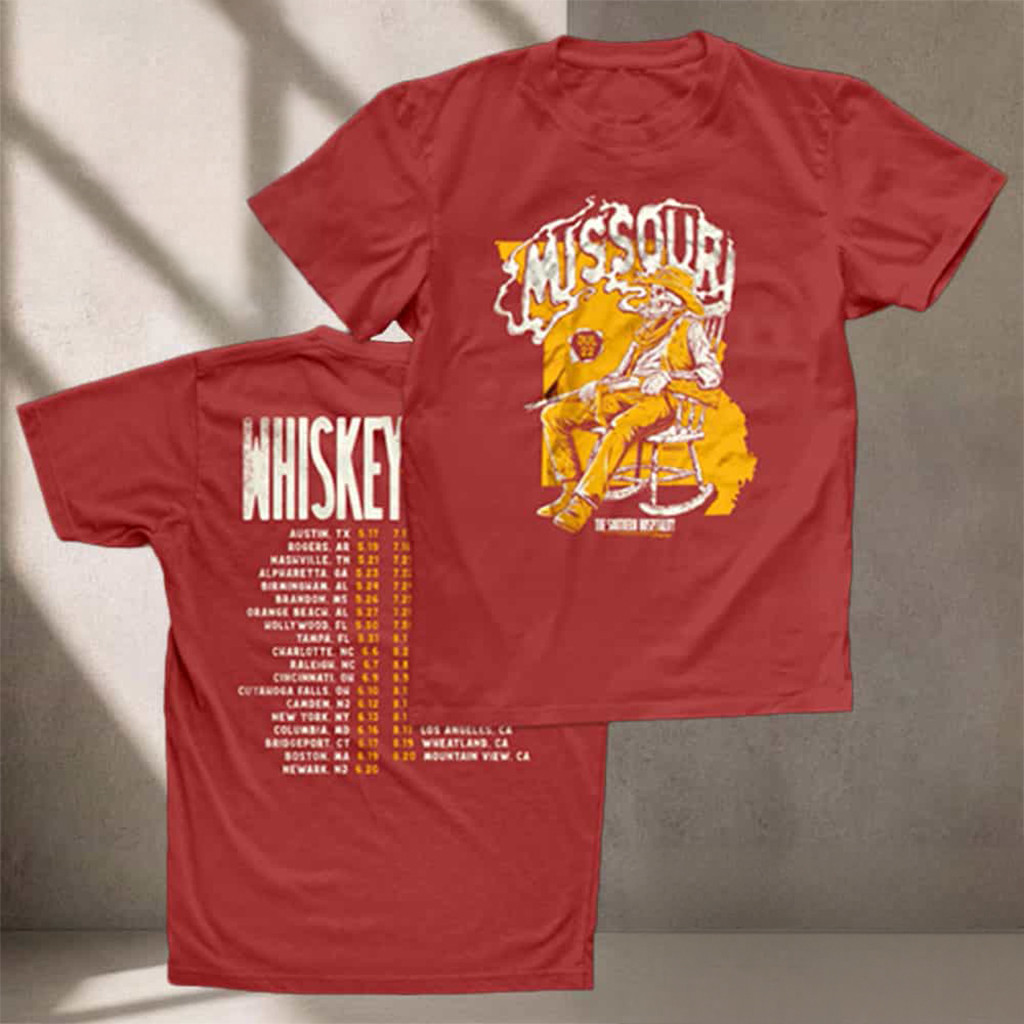 Whiskey Myers Kansas City 2026 Shirt The Southern Hospitality Tour T-Shirt Whiskey Myers Merch