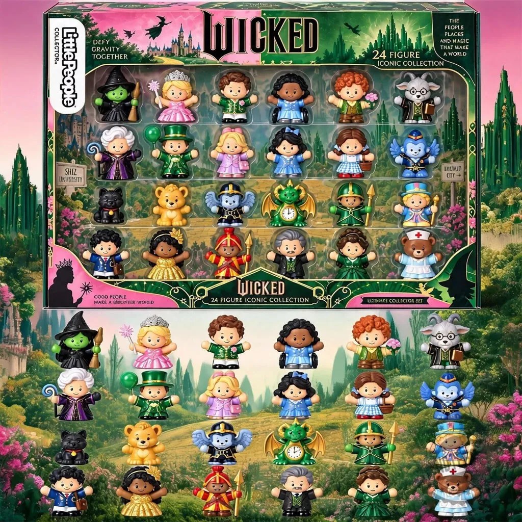 Wicked Little People Collector Advent Calendar Christmas Ornaments Wicked Merch Gift For Xmas