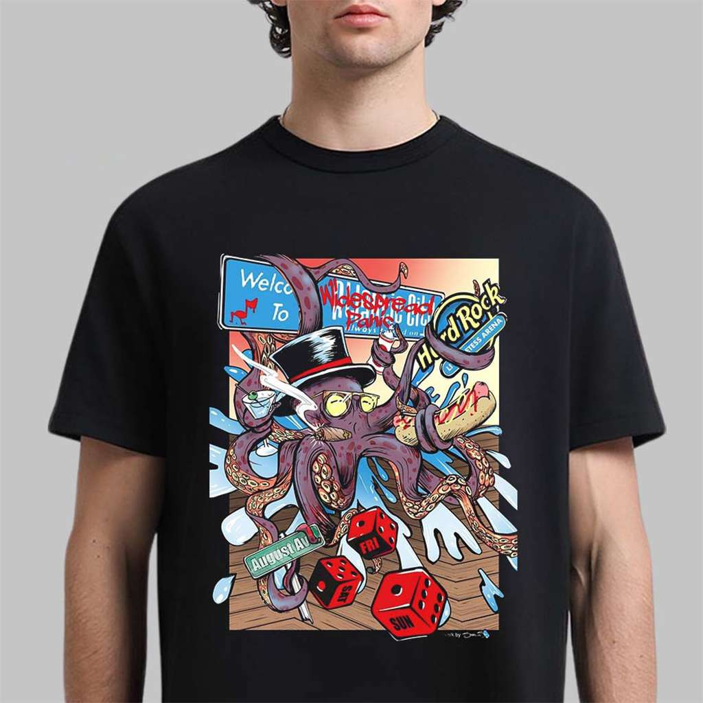 Widespread Panic Atlantic City NJ 2026 Event The Octopus T-Shirt Widespread Panic Merch