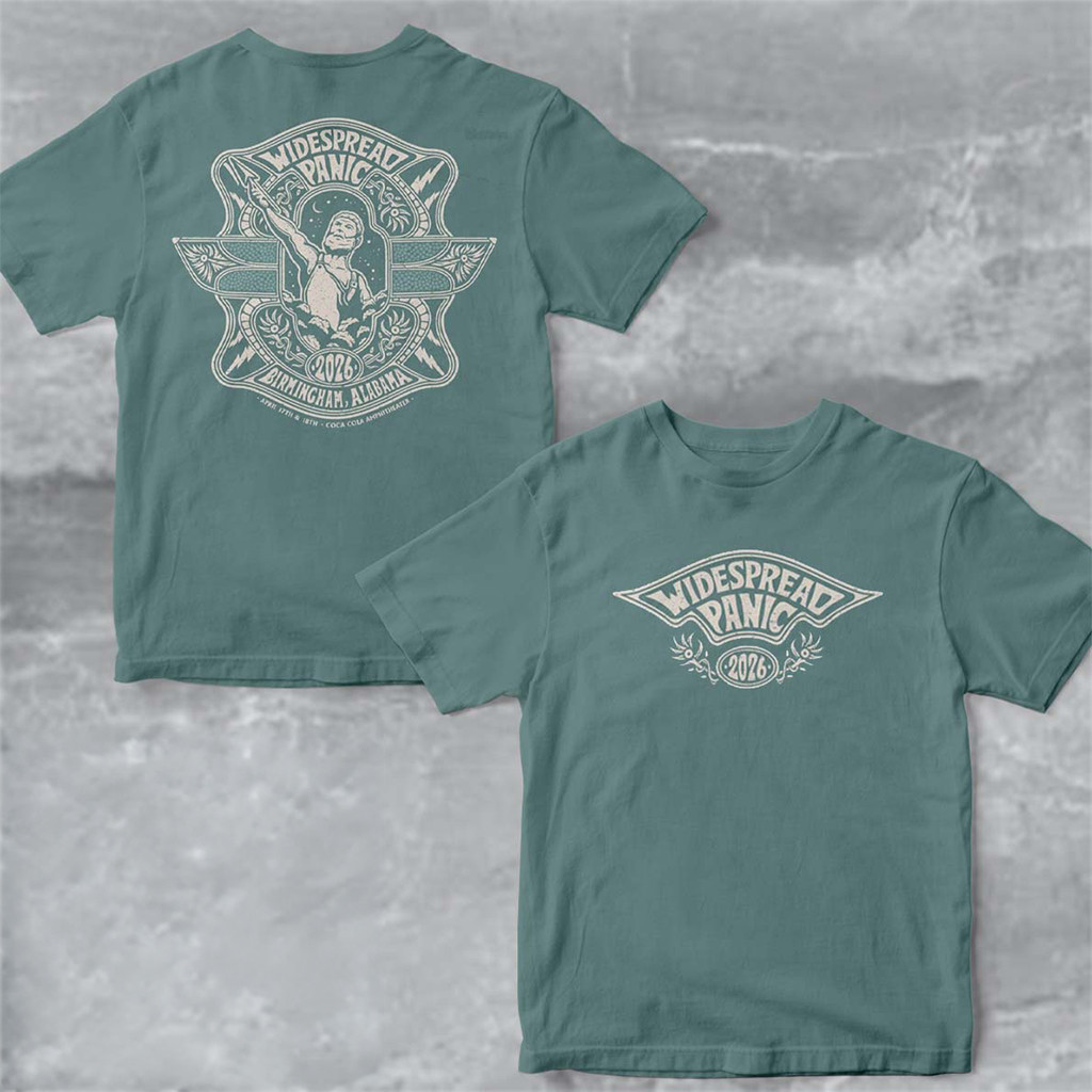 Widespread Panic Birmingham Alabama 2026 Event T-Shirt Widespread Panic Merch Rock Fan Gifts