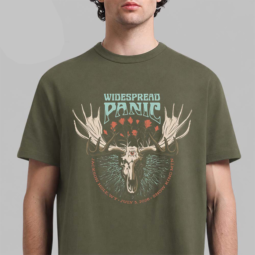 Widespread Panic Jackson Wyoming 2026 Event T-Shirt Widespread Panic Merch Fan Gear