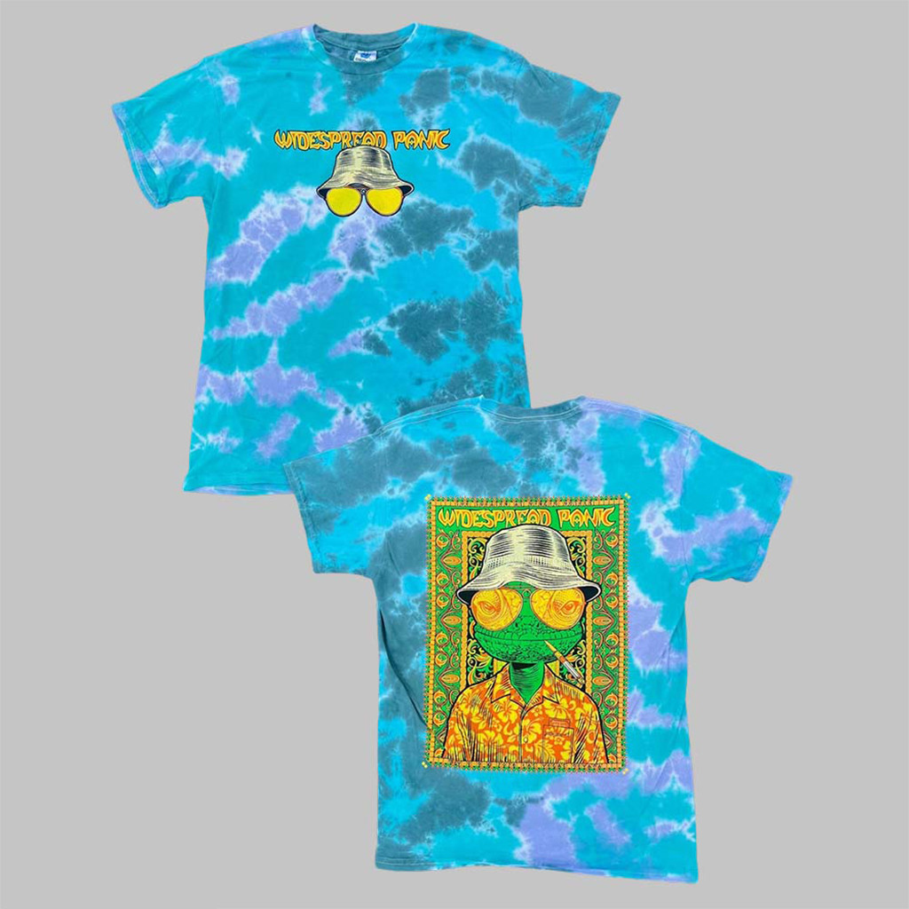 Widespread Panic Las Vegas NV 2026 The Gecko Tie Dye T-Shirt Widespread Panic Merch Gift For Fan