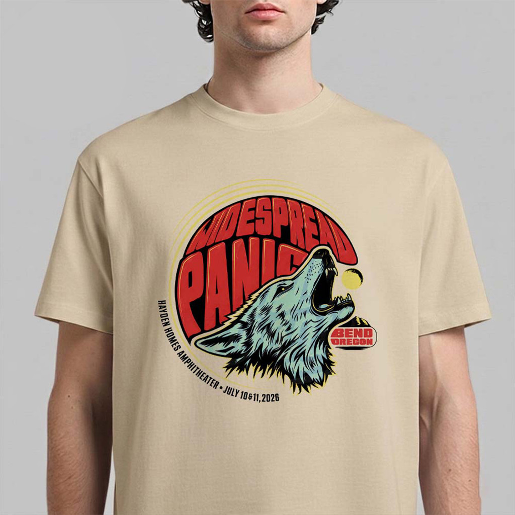 Widespread Panic Wolf Bend Oregon T-Shirt Widespread Panic Merch Gift For Men