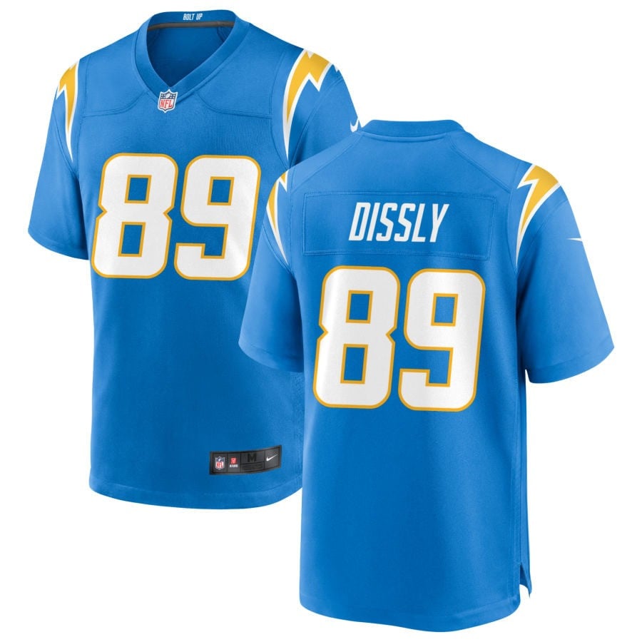 Will Dissly Los Angeles Chargers 2025 Game Jersey - Powder Blue