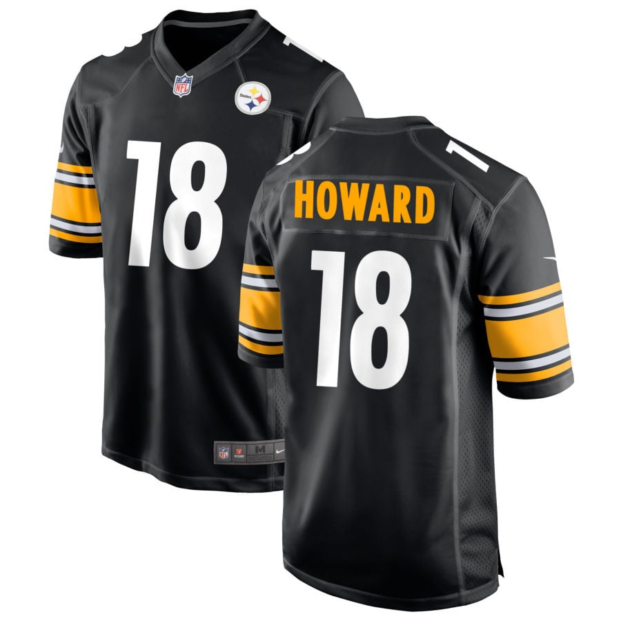 Will Howard Pittsburgh Steelers 2025 Game Jersey - Black