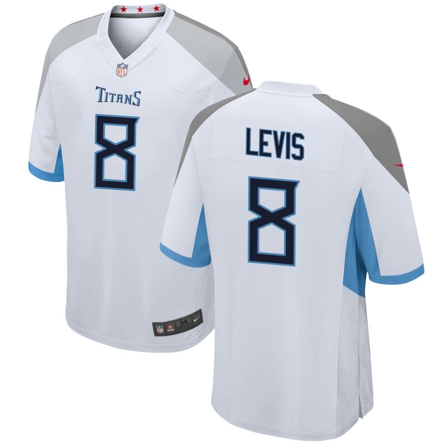 Will Levis Tennessee Titans 2025 Game Jersey - White