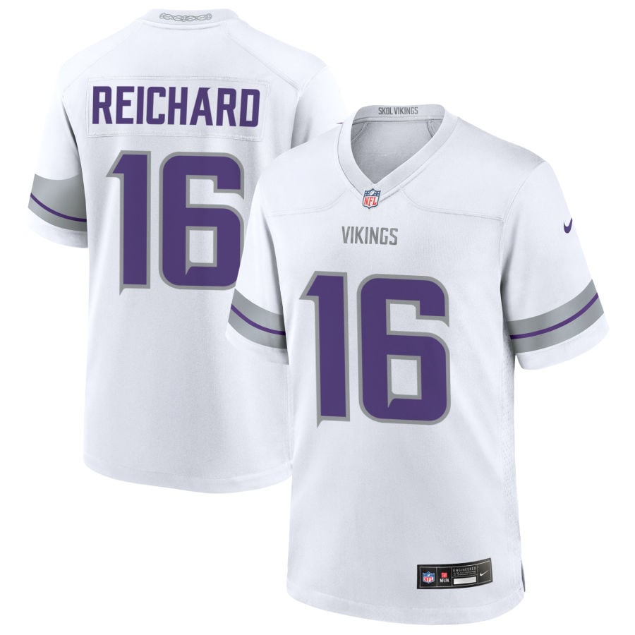 Will Reichard Minnesota Vikings 2025 Alternate Game Jersey - White